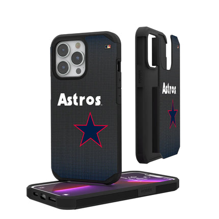 Houston Astros 1975-1981 - Cooperstown Collection Linen Rugged Phone Case for Apple iPhone