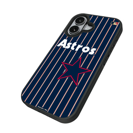 Houston Astros 1975-1981 - Cooperstown Collection Pinstripe Bump Phone Case for Apple iPhone