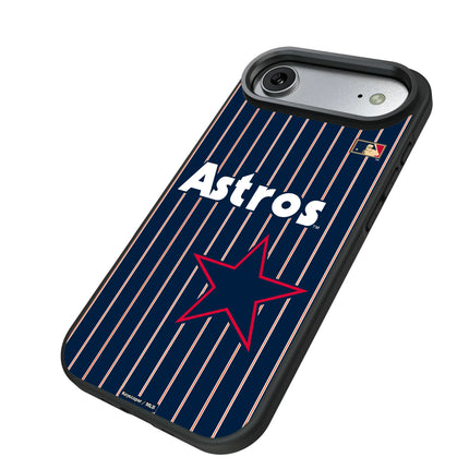 Houston Astros 1975-1981 - Cooperstown Collection Pinstripe Bump Phone Case for Apple iPhone
