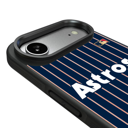 Houston Astros 1975-1981 - Cooperstown Collection Pinstripe Bump Phone Case for Apple iPhone
