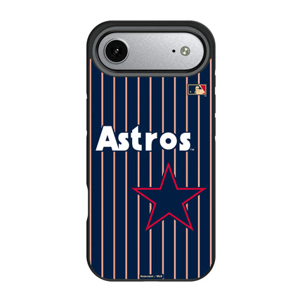 Houston Astros 1975-1981 - Cooperstown Collection Pinstripe Bump Phone Case for Apple iPhone