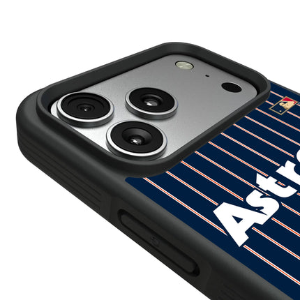 Houston Astros 1975-1981 - Cooperstown Collection Pinstripe Bump Phone Case for Apple iPhone