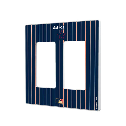 Houston Astros 1975-1981 - Cooperstown Collection Pinstripe Hidden-Screw Light Switch Plate