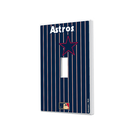 Houston Astros 1975-1981 - Cooperstown Collection Pinstripe Hidden-Screw Light Switch Plate