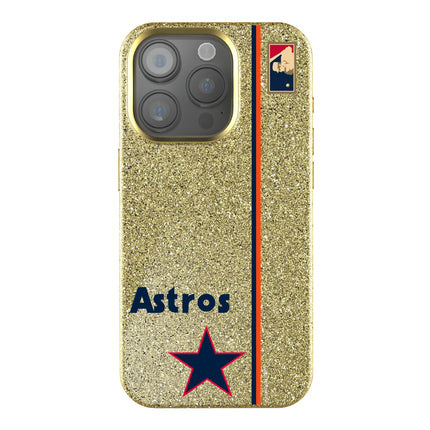 Houston Astros 1975-1981 - Cooperstown Collection Sidebar Bling Phone Case for Apple iPhone