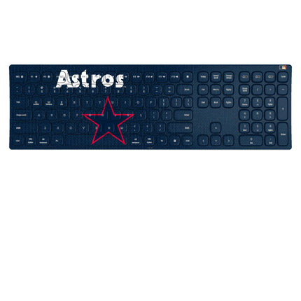 Houston Astros 1975-1981 - Cooperstown Collection Solid Curved Wireless Keyboard