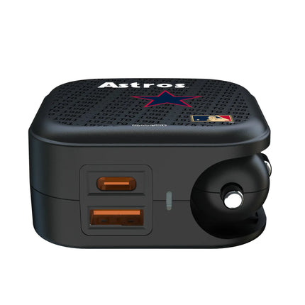 Houston Astros 1975-1981 - Cooperstown Collection Text Backdrop 2 in 1 USB A/C Charger