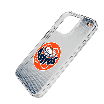 Houston Astros 1977-1993 - Cooperstown Collection Linen Clear Phone Case for Apple iPhone