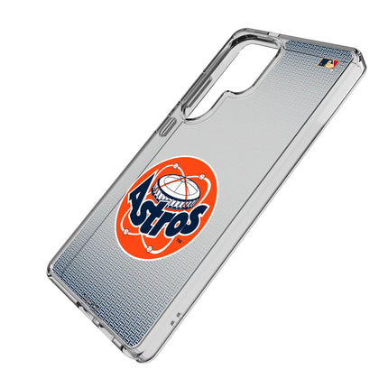 Houston Astros 1977-1993 - Cooperstown Collection Linen Clear Phone Case for Samsung Galaxy
