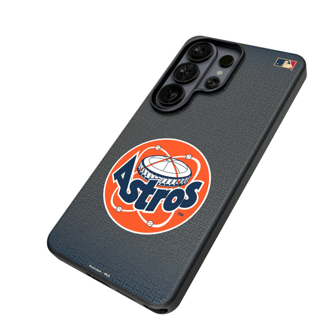 Houston Astros 1977-1993 - Cooperstown Collection Linen MagSafe Compatible Phone Case for Samsung Galaxy
