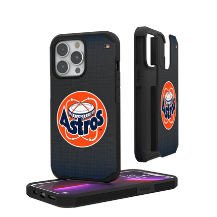 Houston Astros 1977-1993 - Cooperstown Collection Linen Rugged Phone Case for Apple iPhone