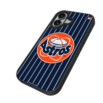 Houston Astros 1977-1993 - Cooperstown Collection Pinstripe Bump Phone Case for Apple iPhone