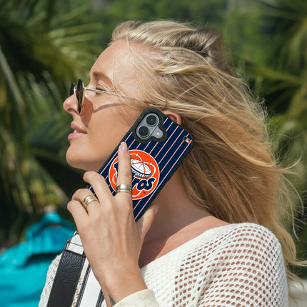 Houston Astros 1977-1993 - Cooperstown Collection Pinstripe Bump Phone Case for Apple iPhone