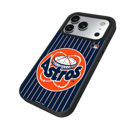 Houston Astros 1977-1993 - Cooperstown Collection Pinstripe Bump Phone Case for Apple iPhone
