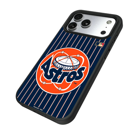 Houston Astros 1977-1993 - Cooperstown Collection Pinstripe Bump Phone Case for Apple iPhone