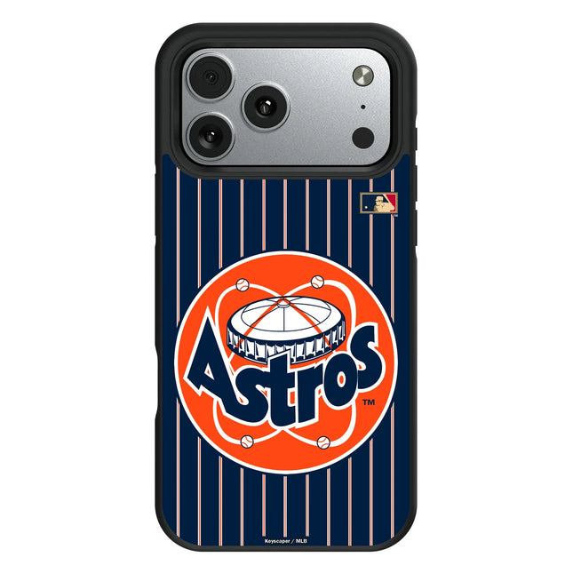 Houston Astros 1977-1993 - Cooperstown Collection Pinstripe Bump Phone Case for Apple iPhone