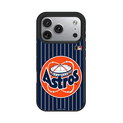 Houston Astros 1977-1993 - Cooperstown Collection Pinstripe Bump Phone Case for Apple iPhone