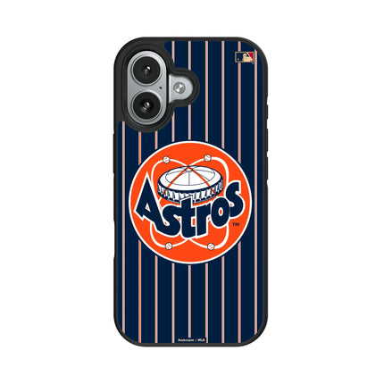 Houston Astros 1977-1993 - Cooperstown Collection Pinstripe Bump Phone Case for Apple iPhone