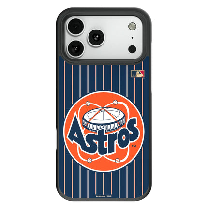 Houston Astros 1977-1993 - Cooperstown Collection Pinstripe Bump Phone Case for Apple iPhone