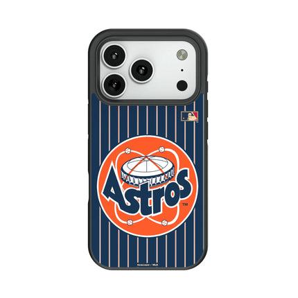 Houston Astros 1977-1993 - Cooperstown Collection Pinstripe Bump Phone Case for Apple iPhone