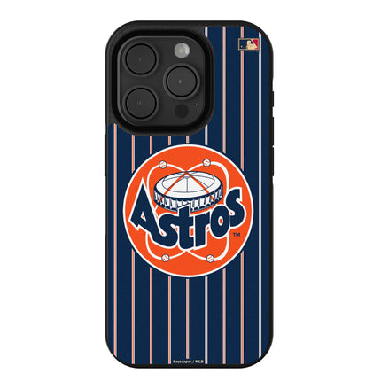 Houston Astros 1977-1993 - Cooperstown Collection Pinstripe Bump Phone Case for Apple iPhone