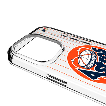 Houston Astros 1977-1993 - Cooperstown Collection Pinstripe Clear Phone Case for Apple iPhone