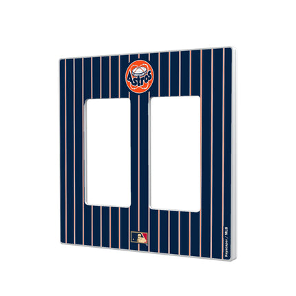 Houston Astros 1977-1993 - Cooperstown Collection Pinstripe Hidden-Screw Light Switch Plate