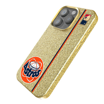 Houston Astros 1977-1993 - Cooperstown Collection Sidebar Bling Phone Case for Apple iPhone