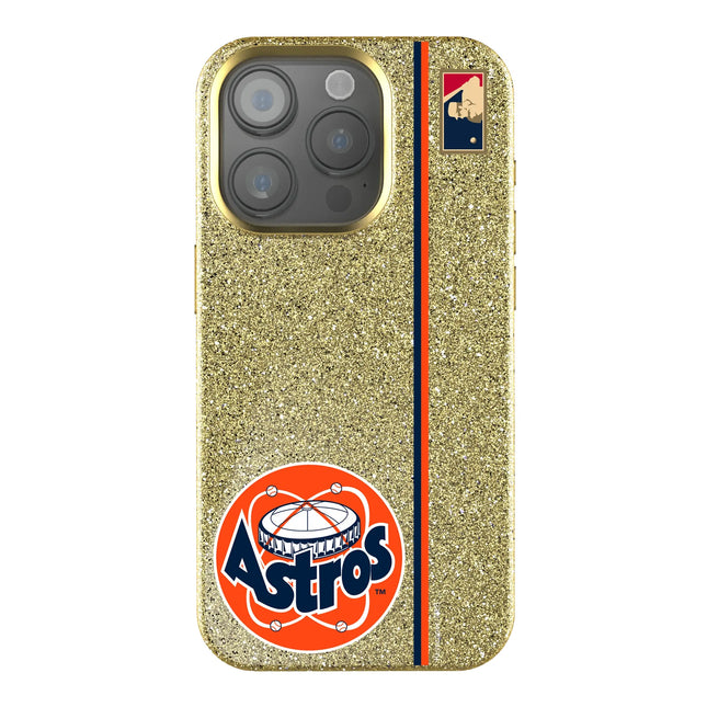 Houston Astros 1977-1993 - Cooperstown Collection Sidebar Bling Phone Case for Apple iPhone