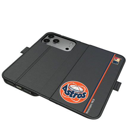 Houston Astros 1977-1993 - Cooperstown Collection Sidebar Folio 2.0 Case for Apple iPhone