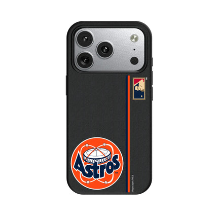 Houston Astros 1977-1993 - Cooperstown Collection Sidebar MagSafe Compatible Phone Case for Apple iPhone