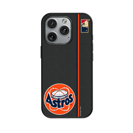 Houston Astros 1977-1993 - Cooperstown Collection Sidebar MagSafe Compatible Phone Case for Apple iPhone