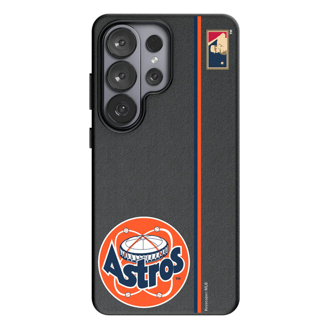 Houston Astros 1977-1993 - Cooperstown Collection Sidebar MagSafe Compatible Phone Case for Samsung Galaxy