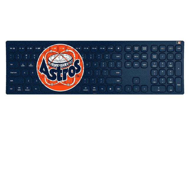 Houston Astros 1977-1993 - Cooperstown Collection Solid Curved Wireless Keyboard