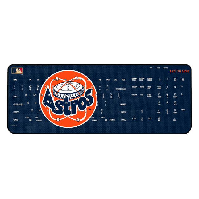Houston Astros 1977-1993 - Cooperstown Collection Solid Wireless USB Keyboard
