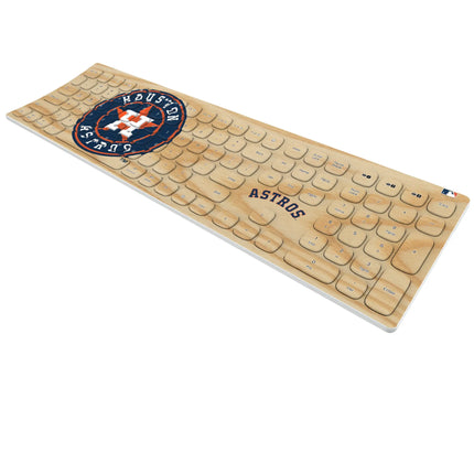 Houston Astros Baseball Bat Curved Wireless Keyboard