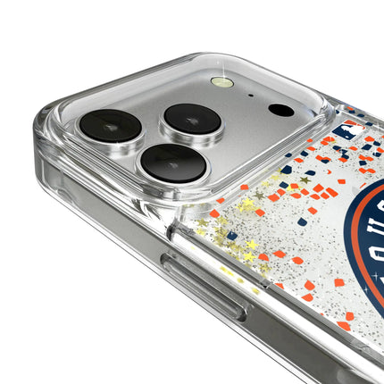 Houston Astros Confetti Glitter Phone Case for Apple iPhone