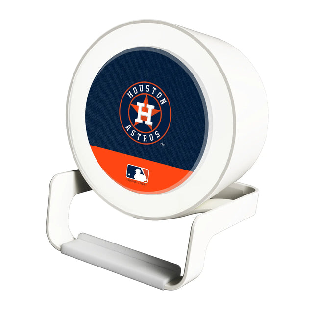 Houston Astros Endzone Solid Night Light Charger and Bluetooth Speaker
