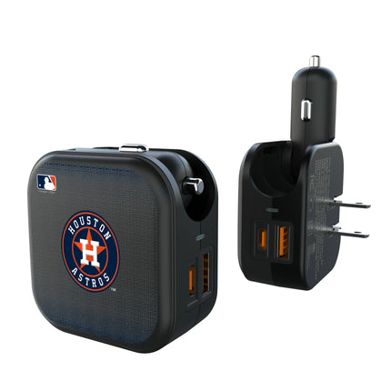 Houston Astros Linen 2 in 1 USB A/C Charger