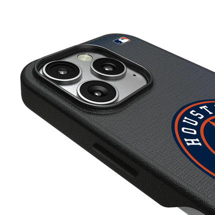 Houston Astros Linen MagSafe Compatible Phone Case for Apple iPhone