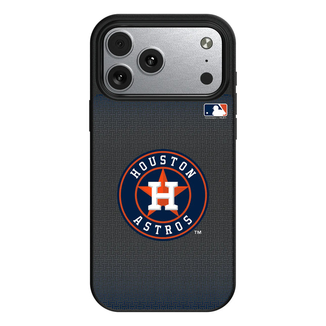 Houston Astros Linen MagSafe Compatible Phone Case for Apple iPhone