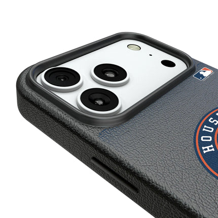 Houston Astros Linen MagSafe Compatible Phone Case for Apple iPhone