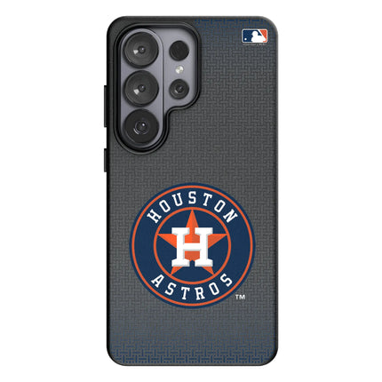 Houston Astros Linen MagSafe Compatible Phone Case for Samsung Galaxy