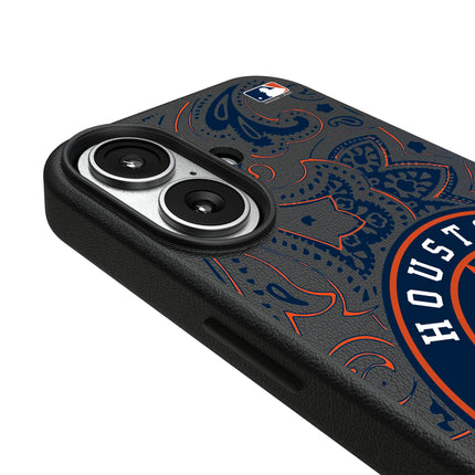 Houston Astros Paisley MagSafe Compatible Phone Case for Apple iPhone