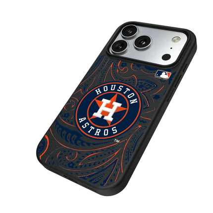 Houston Astros Paisley MagSafe Compatible Phone Case for Apple iPhone