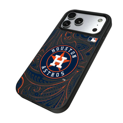 Houston Astros Paisley MagSafe Compatible Phone Case for Apple iPhone