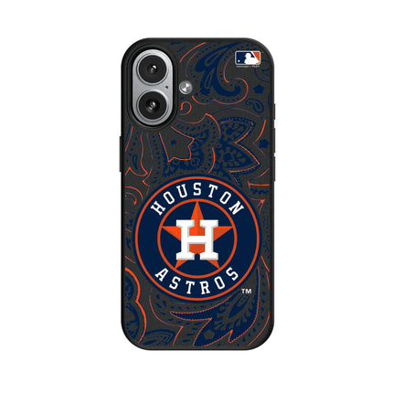 Houston Astros Paisley MagSafe Compatible Phone Case for Apple iPhone