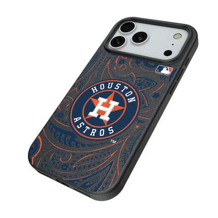Houston Astros Paisley MagSafe Compatible Phone Case for Apple iPhone