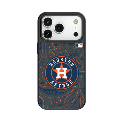 Houston Astros Paisley MagSafe Compatible Phone Case for Apple iPhone