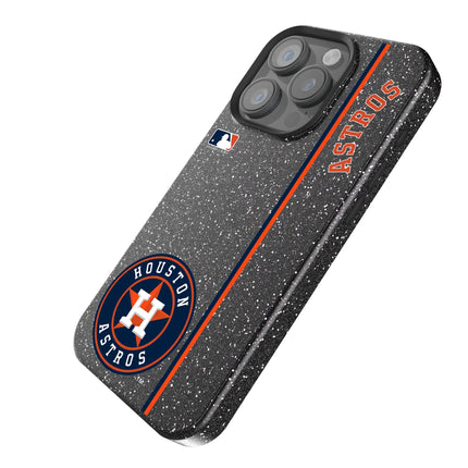 Houston Astros Sidebar Black Bling Phone Case for Apple iPhone